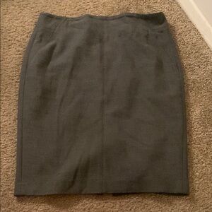 LOFT Charcoal Pencil Skirt